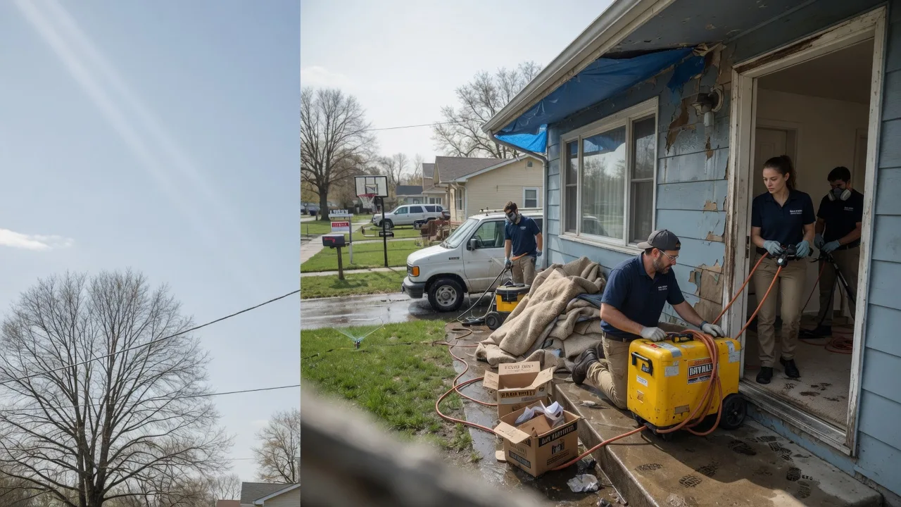 Basement Flood Cleanup in Powellton, WV near me